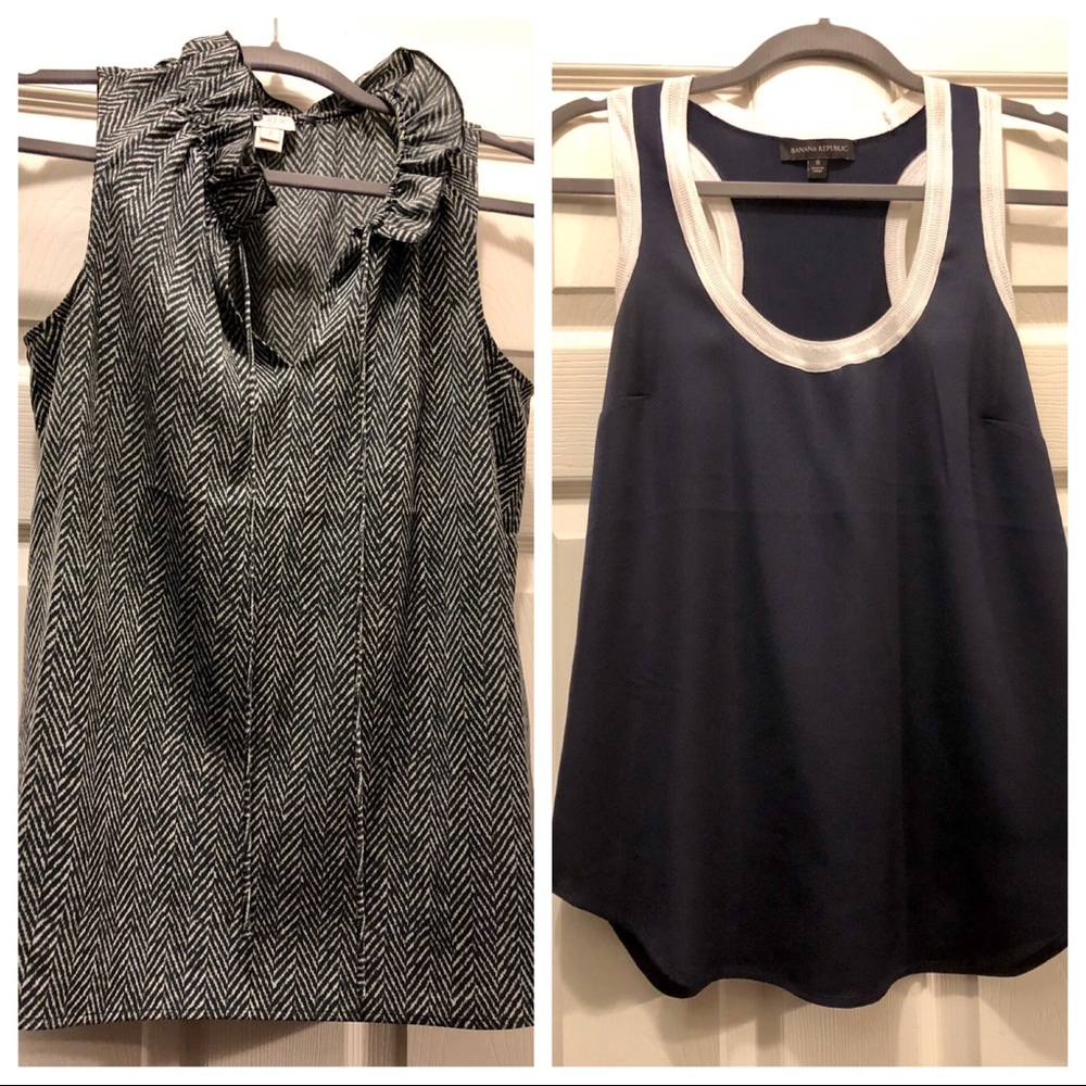 JCrew and Banana Republic professional tanks!